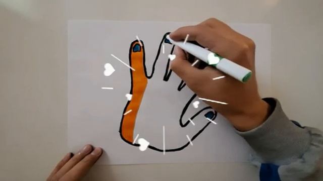 How to draw Hand- step by step for beginners | Как нарисовать руку поэтапно для начинающих. смотреть онлайн