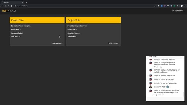 How to code a Project Management Tool in Nuxt JS - Livestream - Day 49 - #100DaysOfCode смотреть онлайн