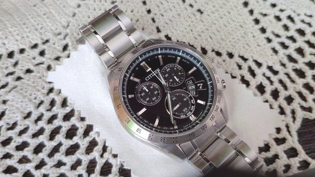 Citizen BY0130-51E checking charge level/radio reception and chronograph смотреть онлайн