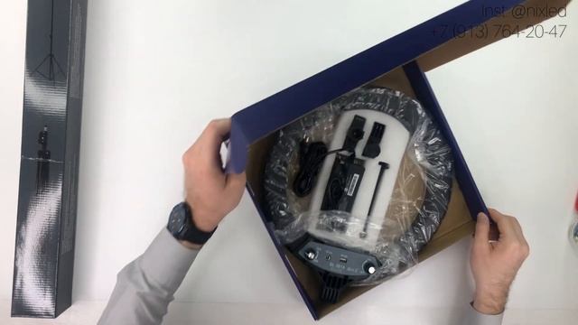 Кольцевая лампа SL3614 или YQ360A обзор смотреть онлайн