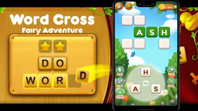 Word Cross Fairy Adventure word puzzle gam смотреть онлайн