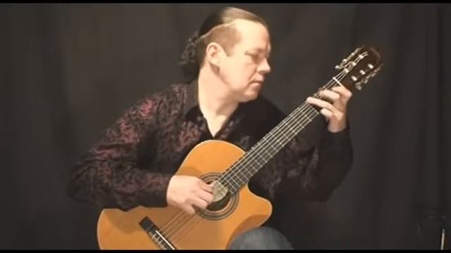 Урок на гитаре Менуэт соль мажор (Валерий Литвинов - гитара) смотреть онлайн