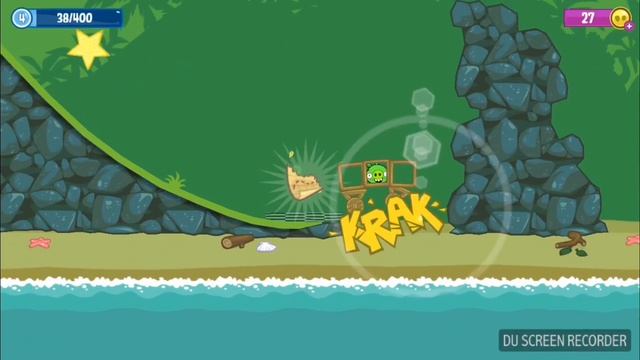 Прохождение Bad Piggies глава 1(Ground Hog Day) уровень 1 смотреть онлайн