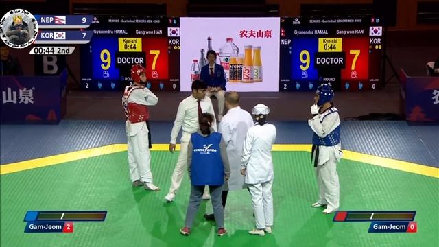 Gyanendra Hamal ?? Vs ?? Sang Won Han| Nepal Vs Korea | 63 K.G. Quater Final | 2019 China Open смотреть онлайн