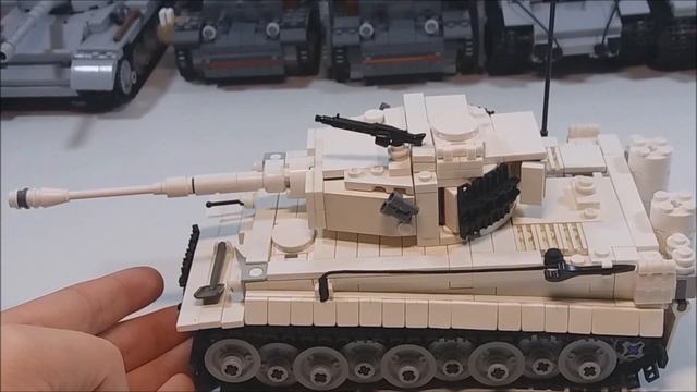 LEGO самоделка : Tank "Tiger I" .Белый тигр. смотреть онлайн