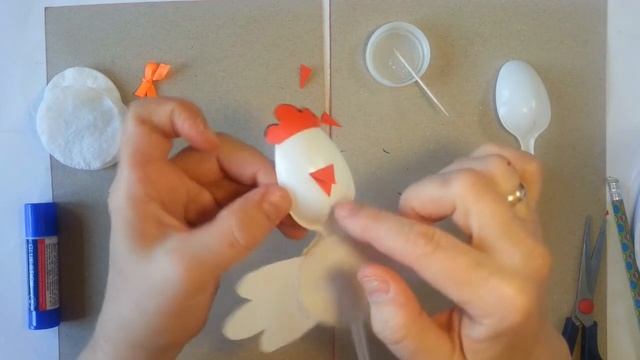 Петушок и зайка из ложек #маленький_художник смотреть онлайн