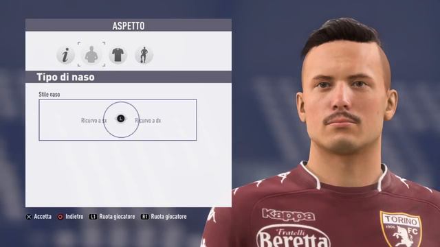 Armando Izzo - Torino - Fifa 18 - Create Face смотреть онлайн