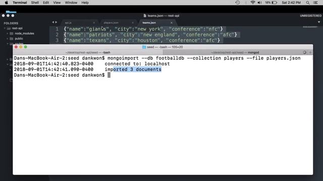 REST API Tutorial - Mongo DB Connection смотреть онлайн