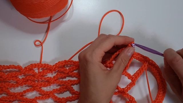 Авоська крючком Сумка сетка Мастер класс Crochet String Net Bag