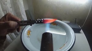 Поверхностная закалка в домашних условиях//Закаляю нож дома при помощи горелки