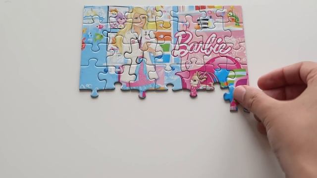 Barbie Jigsaw Puzzle Games Rompecabezas Para Niños Kids Learning Toys Pieces Puzzle Girl смотреть онлайн