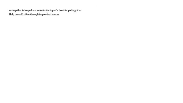 Definition of the word "Bootstrap" смотреть онлайн