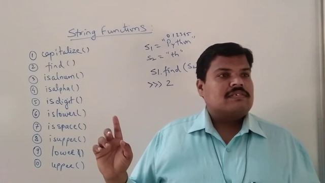 String Functions in Python смотреть онлайн