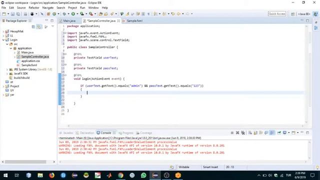 JavaFx Login with source code scenebuilder eclipse смотреть онлайн