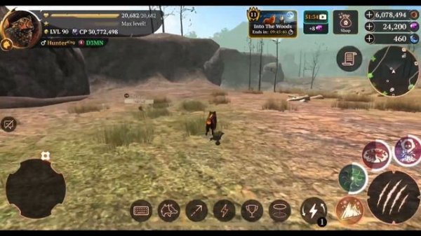 The Wolf-  || My New Skin|| Infernal Wolf ?|| The Wolf Online Simulator. ?