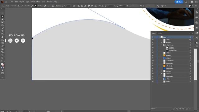 Instagram Post Design in Adobe Illustrator смотреть онлайн