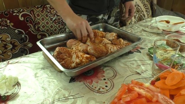 ИНДЕЙКА В ОВОЩНОЙ ШУБЕ.Очень классный рецепт!!.mp4