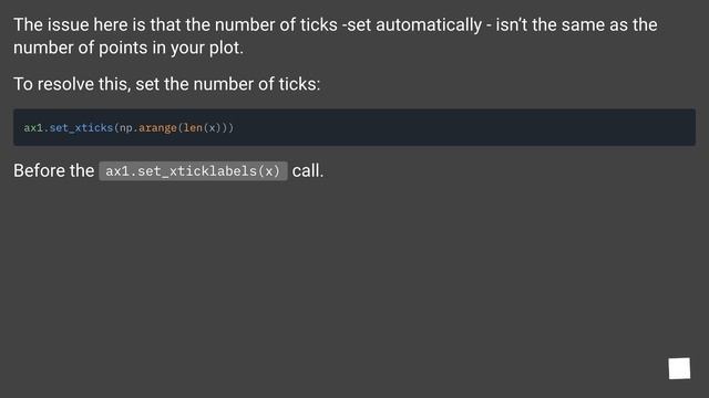 How to display all label values in matplotlib смотреть онлайн