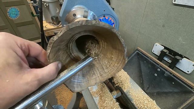 Woodturning - Looks like a Stone and turned like Rock !! смотреть онлайн