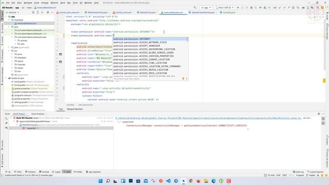 Check Internet Connection | BD Results App | Android Development Course Basic To Advanced | смотреть онлайн