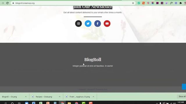 Blogroll WordPress Landing Page | Ocean WP Demo смотреть онлайн
