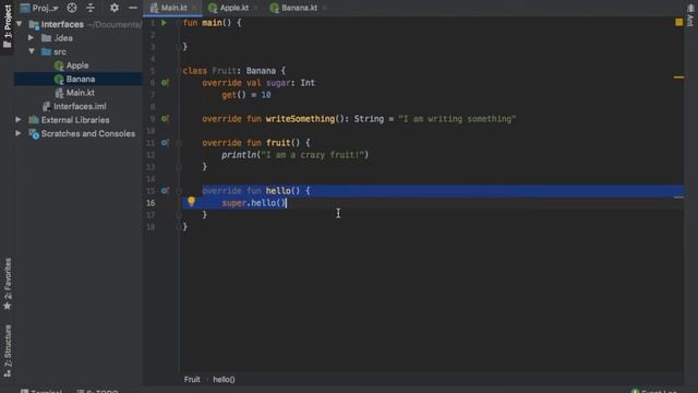 Learn Kotlin for Android: Interfaces (Lesson 20) смотреть онлайн