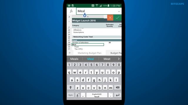 Edit a spreadsheet using an Android phone смотреть онлайн