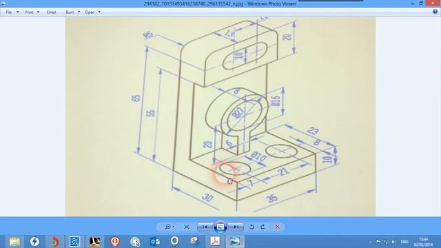 3 Drawing on autocad 2002 3 views смотреть онлайн
