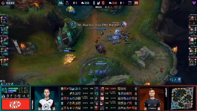 Excel vs Fnatic - Highlights | Week 4 Day 2 S11 LEC Spring 2021 | XL vs FNC смотреть онлайн