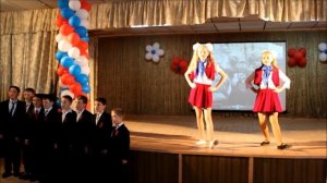 Инсценировка военной песни - Катюша(5 класс)