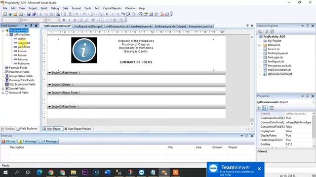 How to make and display Crystal Report in VB Net SQL Server смотреть онлайн
