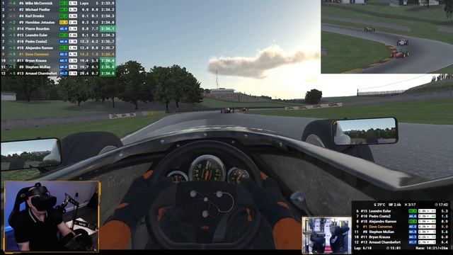 iRacing | SKIP BARBER @ ROAD AMERICA | RACE LONG BATTLE IN VR! смотреть онлайн