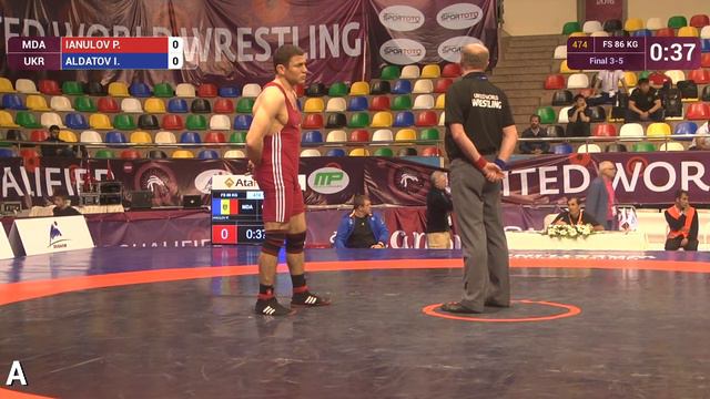 BRONZE FS - 86 kg: P. IANULOV (MDA) df. I. ALDATOV (UKR) by Injury Default, 0-0 смотреть онлайн