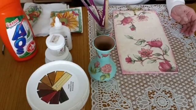 После декупажа попробуйте размягчить кисточки таким способом.... смотреть онлайн