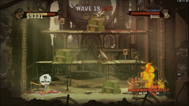 Shank 2 Multiplayer - Survival (Bombed Church) 30 waves completed. смотреть онлайн