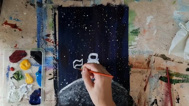 Правополушарное рисование "Космос" смотреть онлайн