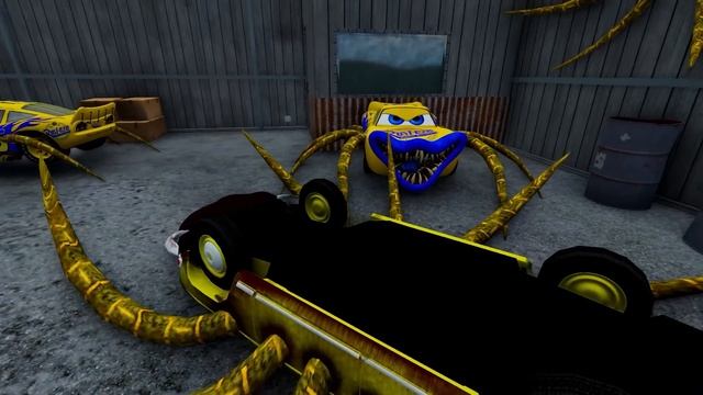 Epic Escape From  The Lightning McQueen Eater, Car Eater, Bus Eater In BeamNG Drive Compilation #7