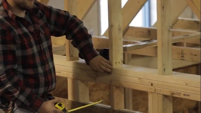 How to Frame a Gable Wall // Roof Framing Part 5 смотреть онлайн