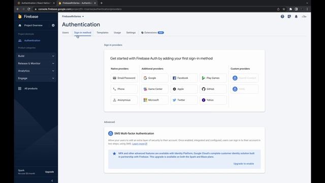 #3 Firebase Authentication Setup & Email/Password Sign Up, Sign In | React Native Firebase Series смотреть онлайн