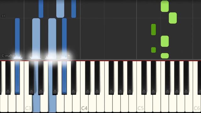 How to play Dancing in the Moonlight by Toploader on Piano (Tutorial) смотреть онлайн