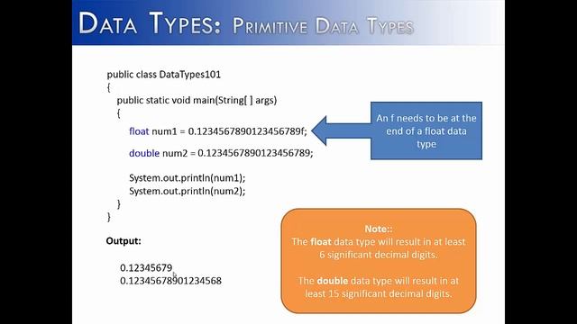 Data Types Part 3: double (Java) смотреть онлайн