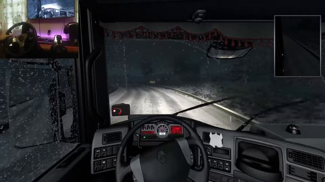 Euro truck simulator 2 MP на руле Logitech g25 смотреть онлайн