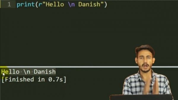 Python Row String - Python Tutorial #4