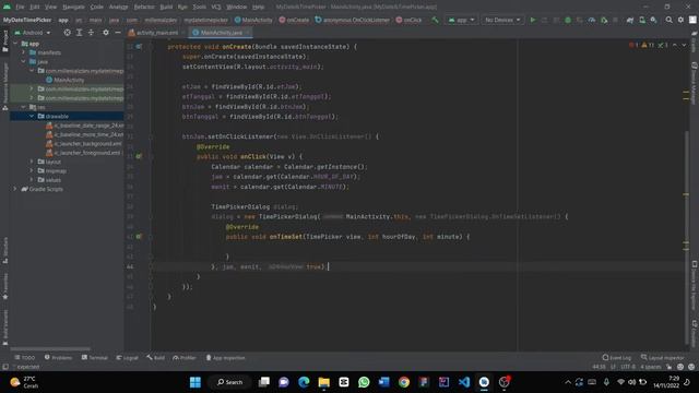 Cara Membuat Time & Date Picker Di Android Studio | Android Studio Tutorial смотреть онлайн