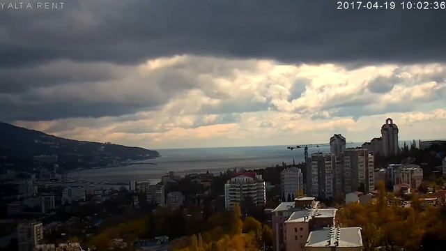 Камера - Ялта, Крым 2017-04-19. День за 7 минут