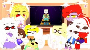 Undertale react to Dream sans (4/9) (Gacha nox)