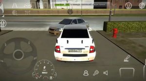 Хасаним с братом в кар паркинге,на той серой Приоре эт я