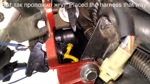 Задний ход на ямаха (часть 2)- прокладка жгута смотреть онлайн