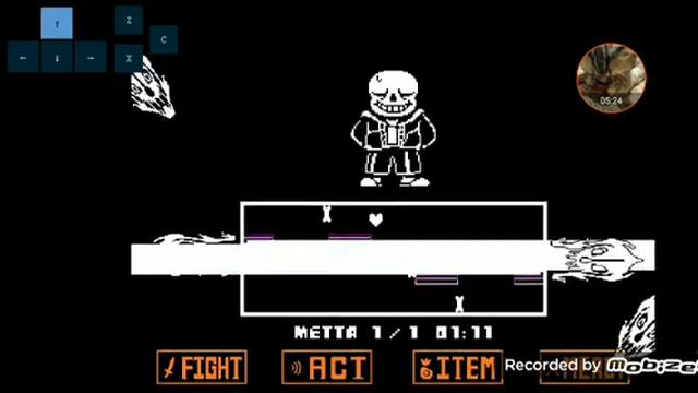 смотрим Undertale (sans no hit) смотреть онлайн