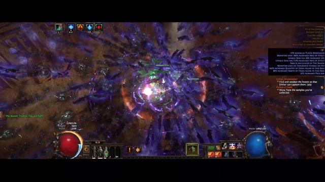 Formed run + Uber Shaper under Maven damage test | PoE 3.21 смотреть онлайн
